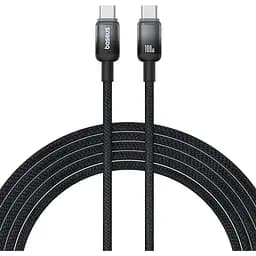 Кабель Baseus Discolor Series Fast Charging Cable USB-C to USB-C 100W 1 м Cluster чорний