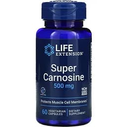 Амінокислота Life Extension Super Carnosine 500 мг 60 вегакапсул