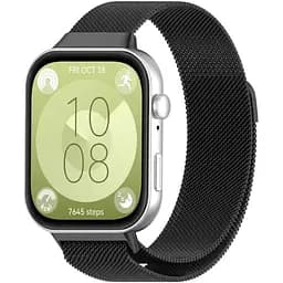 Ремінець DK CDK для Huawei Watch Fit 4 Pro Metal Milanese Loop Magnetic (017793) (black) - мініатюра 2