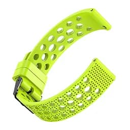 Ремінець для Xiaomi Ticwatch C2 TicWatch E TicWatch S2 Mobvoi TicWatch C2 - зелений ширина кріплення 20мм силікон Watchbands double (W38-9WB49457978) - мініатюра 2