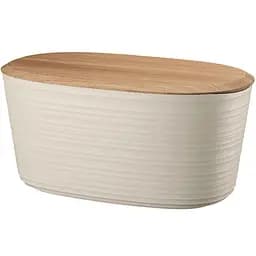 Хлібниця Guzzini Tierra з бамбуковою кришкою 39.2x23.2x19 см бежева (17960079)