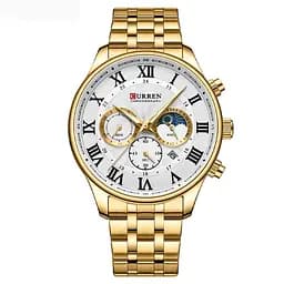 Curren 8427 Gold-White