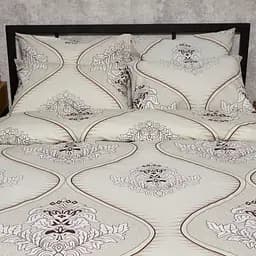 Комплект постільної білизни Moon&Star Мікросатин Premium Royal Elegance євро 200х220 наволочки 2х70х70 - мініатюра 3