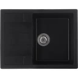 Мийка кухонна Zerix ZS-6550S-03 Чорна (ZX4540)