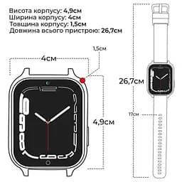 Смарт-годинник JETIX DF100 Pro з 4G відеодзвінком, вібродзвінком і вологозахистом IP67 - Black - мініатюра 8