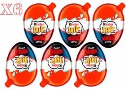 Комплект шоколадних яєць Kinder Joy Funko Netflix Stranger Things 6 шт по 20 г