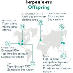 Підгузки Offspring Dinoland розмір NB до 4 кг 56 шт. (DP-OI-FAT-NB56P-DNL) - мініатюра 5