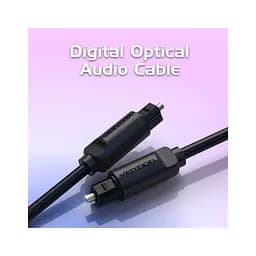 Кабель мультимедійний Optical Toslink 2.0m black Vention (BAEBH) - мініатюра 9