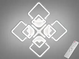 Светодиодная люстра смарт светильник с ИК пультом, 135W