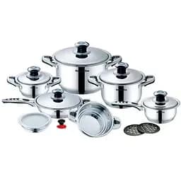 Набор кастрюль с крышками Z.P. Home ZPH-200, 16 предметов