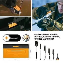 Запасний скребок 9 см для щіток і скребків Fiskars X-Series, Plus, Solid (1078610) - мініатюра 3