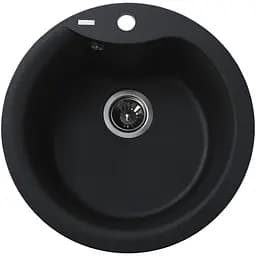 Гранітна мийка Globus Lux Orta графiт 485мм-А0001