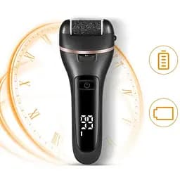 Електрична пемза для ніг LCD GRAB ZCA018 роликова пилка 12 в 1  + комплект пилочок в подарок - мініатюра 3