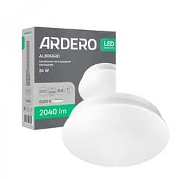 Свiтильник свiтлодiодний Ardero AL805ARD накладний 24W 5000K (80295) - мініатюра 2