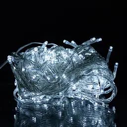 Новогодняя гирлянда комнатная нить GarlandoPro 18 м 180 LED комнатная гирлянда белый провод Белый свет W180LED18MWW