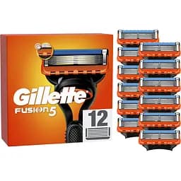 Сменные картриджи для бритья мужские Gillette Fusion5 12 шт.