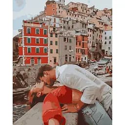 Картина за номерами Strateg ПРЕМІУМ Пристрастне кохання розміром 40х50 см (GS1298) 4823113851637