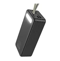 Портативний акумулятор BOROFONE DBT09 Large papacity four USB 60000mAh чорний - мініатюра 2