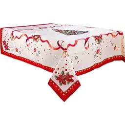 Скатерть Lefard Home Textile Navidad гобеленовая с люрексом 100х100 см (716-113)