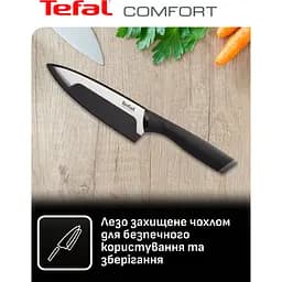 Набір ножів Tefal Comfort 5 предметів чорний (K2215S55) - мініатюра 6