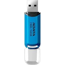 Флеш-накопичувач Adata Flash 64Gb USB 2.0 C906 Water Blue (AC906-64G-RWB) - мініатюра 2
