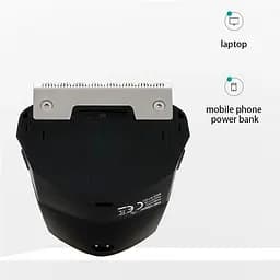 Машинка для стрижки водонепроникна VGR V-910 700 mAh (9 насадок) - мініатюра 3