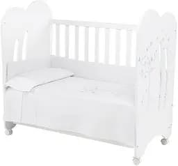 Дитяче ліжечко Micuna Aura White, 120х60 см, білий (AURA WHITE) - мініатюра 4