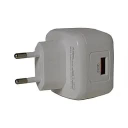Адаптер мережевий KONI Strong KS71Q 1USB 3A сам блок - мініатюра 2
