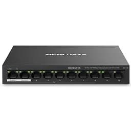 Коммутатор MS110P 10xFE (8xPoE), 65Вт, Неуправляемый Mercusys teh0018210
