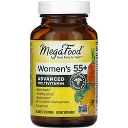 Мультивитамины для женщин 55+ MegaFood Multi for Women 55+ 60 таблеток