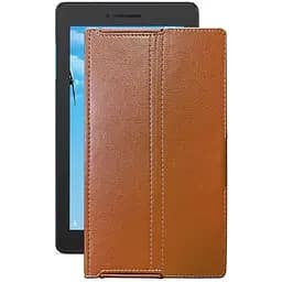 Чехол StatusCASE из экокожи для планшета Lenovo Tab E7 TB7104L Коричневый