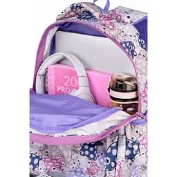 Набір: Рюкзак CoolPack Jerry White Bunny (F029833) + Пенал на блискавці CoolPack Campus Maui з органайзером для ручок 23x9x5 см (F062903) - мініатюра 3