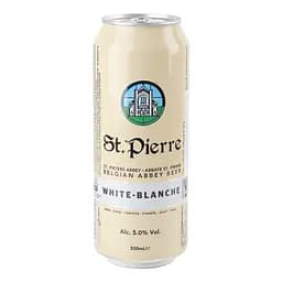 Пиво St. Pierre Blanche, світле, нефільтроване, 5%, з/б, 0,5 л - мініатюра 2