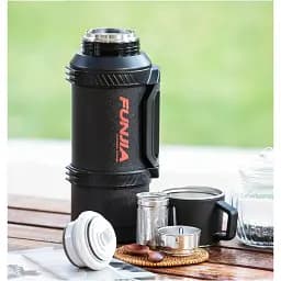 Термос Funjia Outdoor Travel Insulated Kettle 2 л Black [3266618] [106232] - мініатюра 2