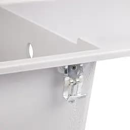 Кухонна мийка Lidz 790x495/230 WHI-01 біла (LIDZWHI01790495230) - мініатюра 6