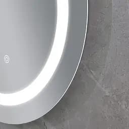 Дзеркало Mixxus Plain MC03-60 (LED Touch, антизапотівання, димер, регулювання яскравості) MI6662 - мініатюра 5