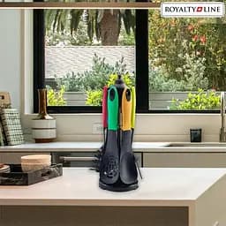 Набір лопаток на підставці Royalty Line RL-NU6S з антипригарним покриттям 6 шт. - мініатюра 5