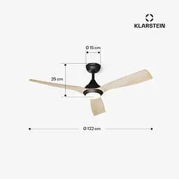 Стельовий вентилятор Klarstein Fiji Flow Smart (10046092) - мініатюра 2