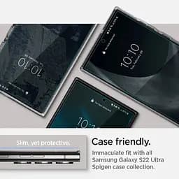 Плівка захисна Spigen Screen Protector FlexiD Solid до Samsung Galaxy S22 Ultra S908 AFL04143 (1шт. у комплекті) - мініатюра 6