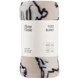 Плед Ardesto Fleece 100% поліестер, песики, сірий 130х160 см (ART0724PB)