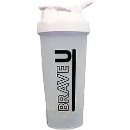 Шейкер спортивный Brave U Shaker Transparent Black 700 мл