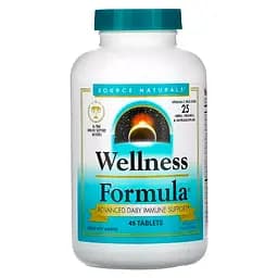 Підтримка імунітету Source Naturals Wellness Formula 45 пігулок