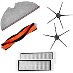 Набір чистячих елементів RoboRock для робота-пилососа Xiaomi RoboRock S6/S6 MaxV/S6 Pure/S50/S55/S5 Max/E5/E4/Sweep One Vacuum Cleaner Black (FTRIN1B-8-3)