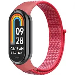 Ремешок для фитнес-браслета Universal Nylon Xiaomi Mi Band 9/8 Rose Red (32362_2917225)