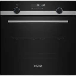 Духовой шкаф электрический Siemens 66 л A дисплей конвекция телескопические направляющие черный