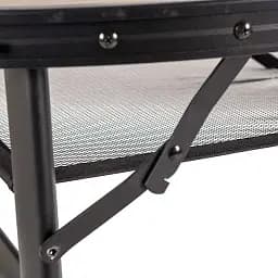 Стіл Bo-Camp Woodbine Oval 150x80 см коричневий (1404230) - мініатюра 6