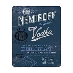 Горілка особлива Nemiroff Originals Делікат м'яка 40% 0.7 л - мініатюра 4