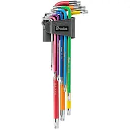 Набір ключів Bradas TORX TX 10-50 9 шт подовжені (DIY-HKT42-EL/B)