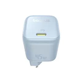 Мережевий зарядний пристрій Baseus PicoGo GaN Fast Charger 1C 45W EU Galaxy Blue (P10176800313-00) - мініатюра 4