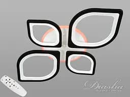 Стельова LED-люстра з диммером та підсвічуванням, 105W